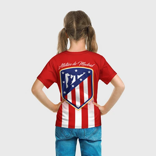 Детская футболка Aupa Atleti / 3D-принт – фото 6