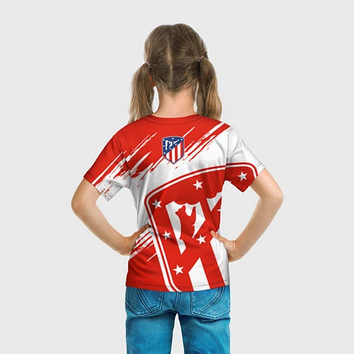 Детская футболка ФК Атлетико Мадрид / 3D-принт – фото 6