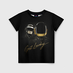 Футболка детская Daft Punk: Get Lucky, цвет: 3D-принт