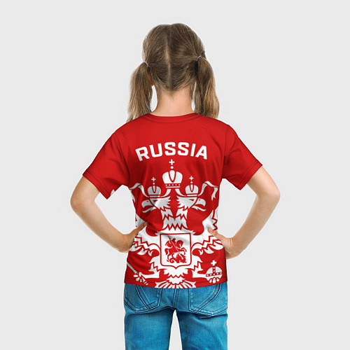 Детская футболка Red Russia / 3D-принт – фото 6