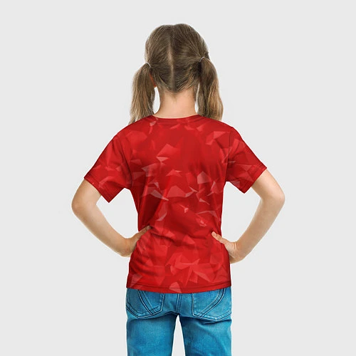 Детская футболка ROBLOX: Red Style / 3D-принт – фото 6