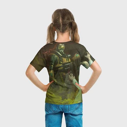 Детская футболка Apex Legends: Toxic Soldier / 3D-принт – фото 6