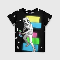 Футболка детская Marshmello 80's, цвет: 3D-принт