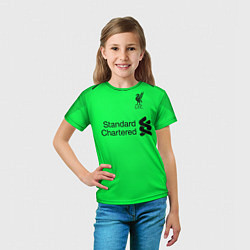 Футболка детская Liverpool: Alisson GK 18-19, цвет: 3D-принт — фото 2
