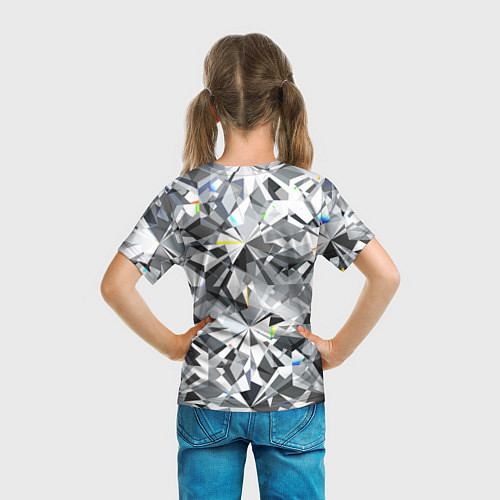 Детская футболка Бриллиантовое мерцание / 3D-принт – фото 6