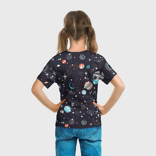 Детская футболка Загадочный космос / 3D-принт – фото 6