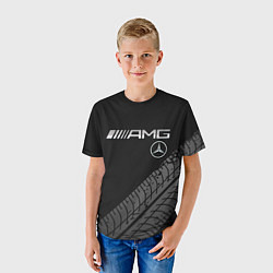 Футболка детская Mercedes AMG: Street Racing, цвет: 3D-принт — фото 2