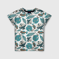 Футболка детская Экзотическая рыба морей, цвет: 3D-принт