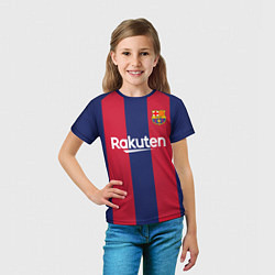 Футболка детская Barcelona home v2 19-20, цвет: 3D-принт — фото 2