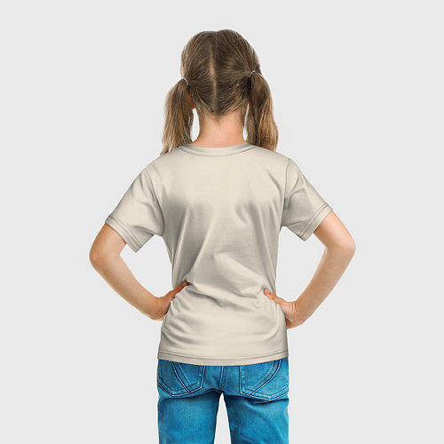 Детская футболка Парижанка в берете / 3D-принт – фото 6