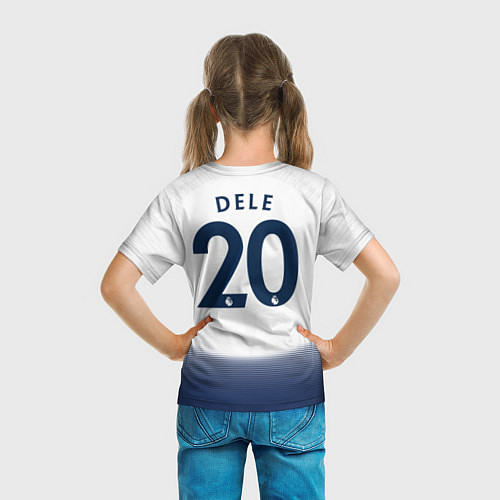 Детская футболка FC Tottenham: Dele Alli Home 18-19 / 3D-принт – фото 6