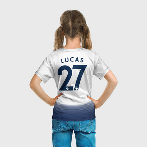 Детская футболка FC Tottenham: Lukas Home 18-19 / 3D-принт – фото 6