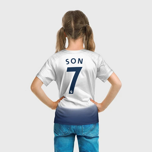 Детская футболка FC Tottenham: Son Home 18-19 / 3D-принт – фото 6