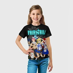 Футболка детская Fairy Tail, цвет: 3D-принт — фото 2