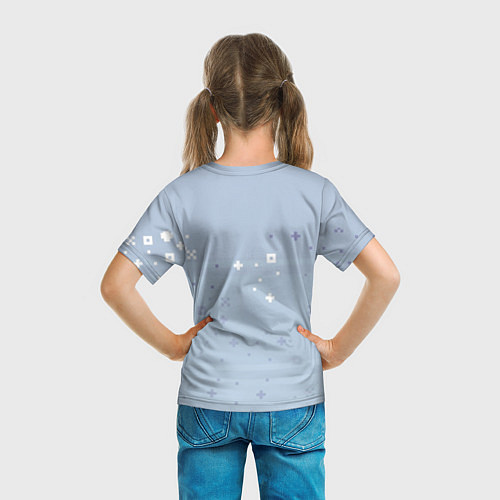 Детская футболка Marshmello Pixel / 3D-принт – фото 6