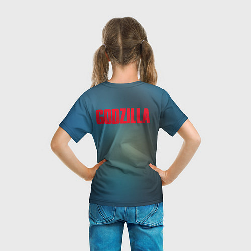 Детская футболка Godzilla Rage / 3D-принт – фото 6