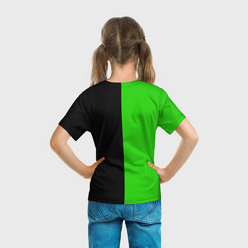 Детская футболка BILLIE EILISH GLITCH / 3D-принт – фото 6