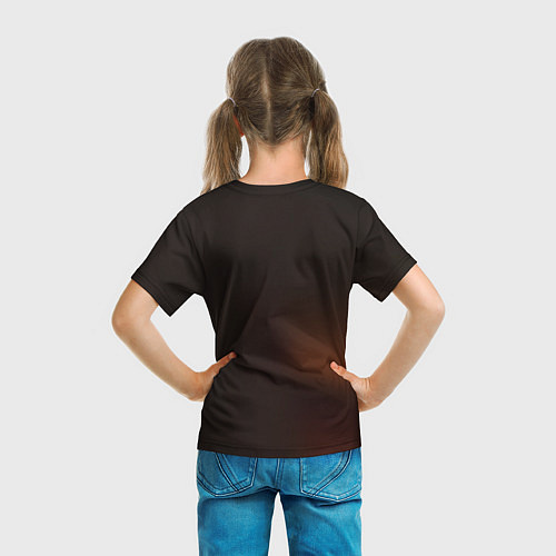 Детская футболка Billie Eilish: Red Head / 3D-принт – фото 6