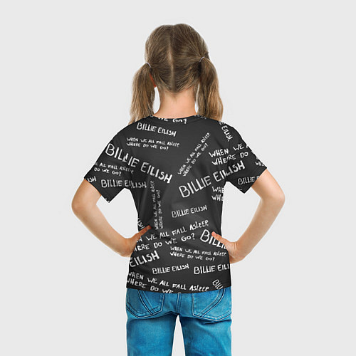 Детская футболка BILLIE EILISH: Where Do We Go / 3D-принт – фото 6