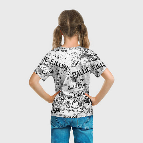 Детская футболка BILLIE EILISH: Where Do We Go / 3D-принт – фото 6