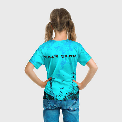 Детская футболка BILLIE EILISH: Fan Art / 3D-принт – фото 6