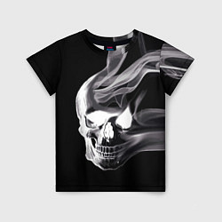 Футболка детская Wind - smoky skull, цвет: 3D-принт