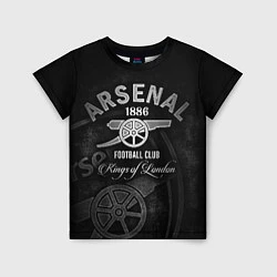 Футболка детская Arsenal, цвет: 3D-принт