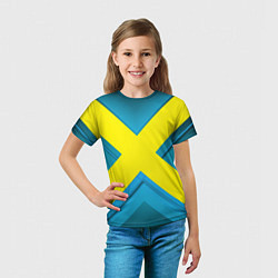 Футболка детская Икс для косплея, цвет: 3D-принт — фото 2