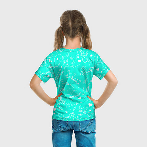 Детская футболка TWICE АВТОГРАФЫ / 3D-принт – фото 6