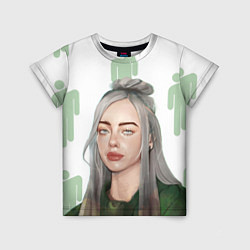 Футболка детская Billie Eilish, цвет: 3D-принт