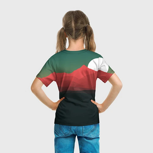 Детская футболка Горный Район / 3D-принт – фото 6