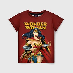 Футболка детская Wonder Woman, цвет: 3D-принт