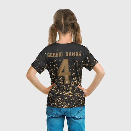 Детская футболка Ramos 4-th 19-20 / 3D-принт – фото 6