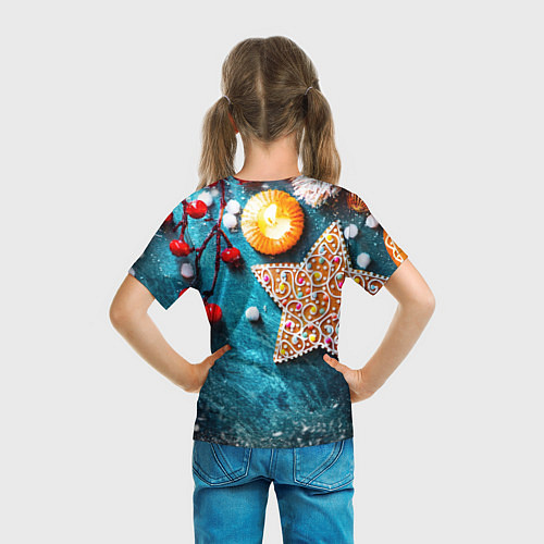 Детская футболка Brawl Stars новогодний / 3D-принт – фото 6
