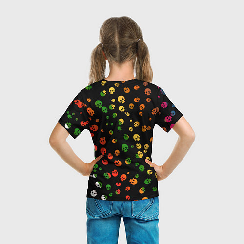 Детская футболка Черепа / 3D-принт – фото 6