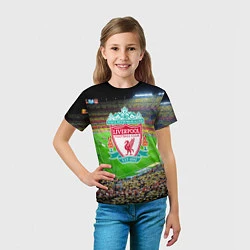 Футболка детская FC Liverpool, цвет: 3D-принт — фото 2