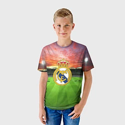 Футболка детская FC Real Madrid, цвет: 3D-принт — фото 2
