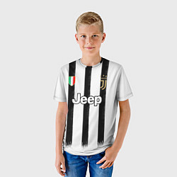 Футболка детская Juventus home 20-21, цвет: 3D-принт — фото 2