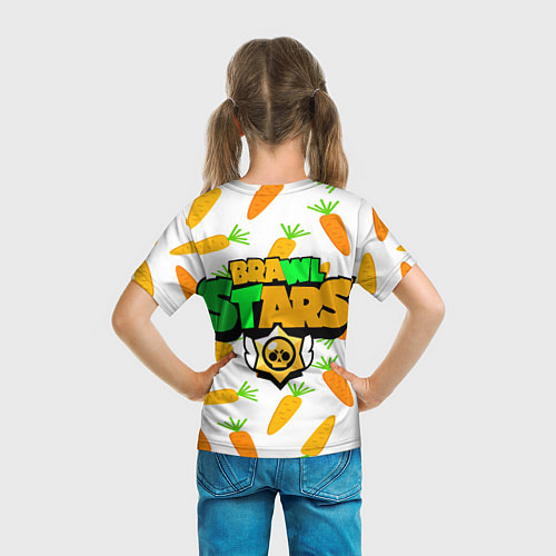 Детская футболка BRAWL STARS х LEON RABBIT / 3D-принт – фото 6