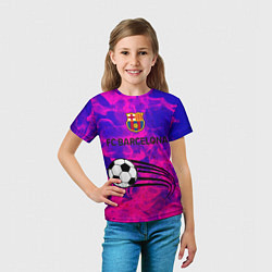 Футболка детская Барса, цвет: 3D-принт — фото 2