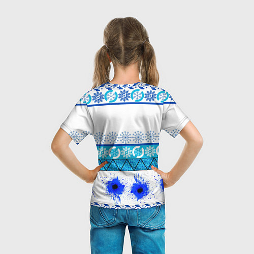 Детская футболка DETROIT: НОВОГОДНИЙ / 3D-принт – фото 6