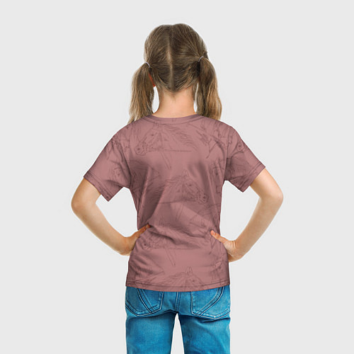 Детская футболка Кони / 3D-принт – фото 6