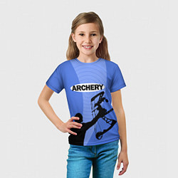 Футболка детская Archery, цвет: 3D-принт — фото 2