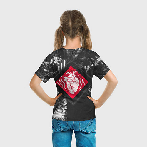 Детская футболка DBD - beating heart / 3D-принт – фото 6