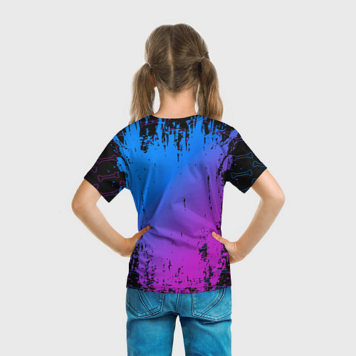 Детская футболка BRAWL STARS LEON ОБОРОТЕНЬ / 3D-принт – фото 6