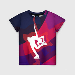 Футболка детская Фигурное катание, цвет: 3D-принт