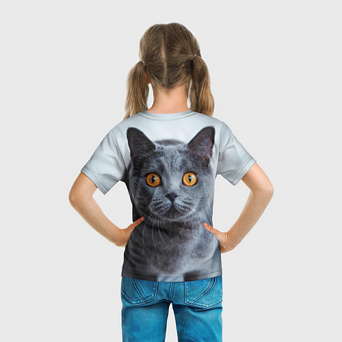 Детская футболка Кис-Кис / 3D-принт – фото 6