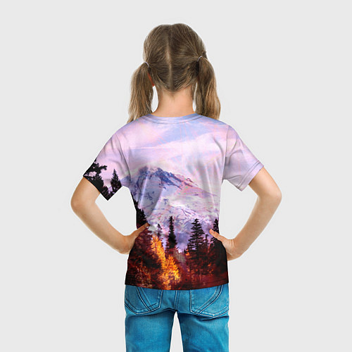 Детская футболка Из России с любовью / 3D-принт – фото 6