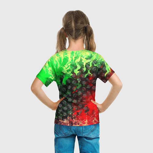 Детская футболка BRAWL STARS SPIKE / 3D-принт – фото 6