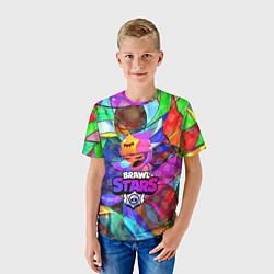Футболка детская BRAWL STARS СЭНДИ, цвет: 3D-принт — фото 2